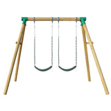Amber 3 Double Belt Timber Swing Set - Lifespan Kids