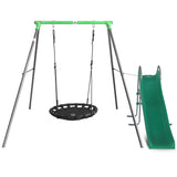 Cellar Nest Swing Set with Slippery Slide - Lifespan Kids