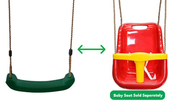 Forde 3-Station Timber Swing Set - Lifespan Kids