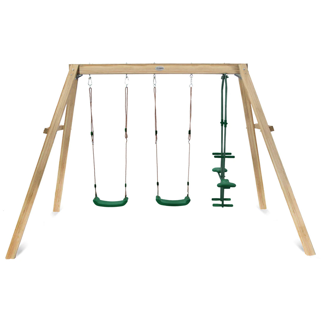 Forde 3-Station Timber Swing Set - Lifespan Kids