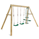 Forde 3-Station Timber Swing Set - Lifespan Kids