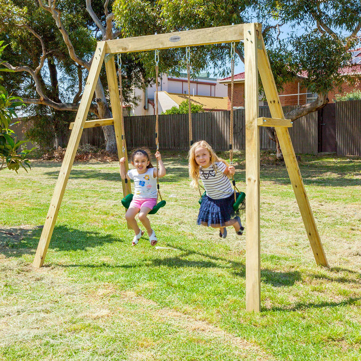 Holt 2-Station Timber Swing Set - Lifespan Kids