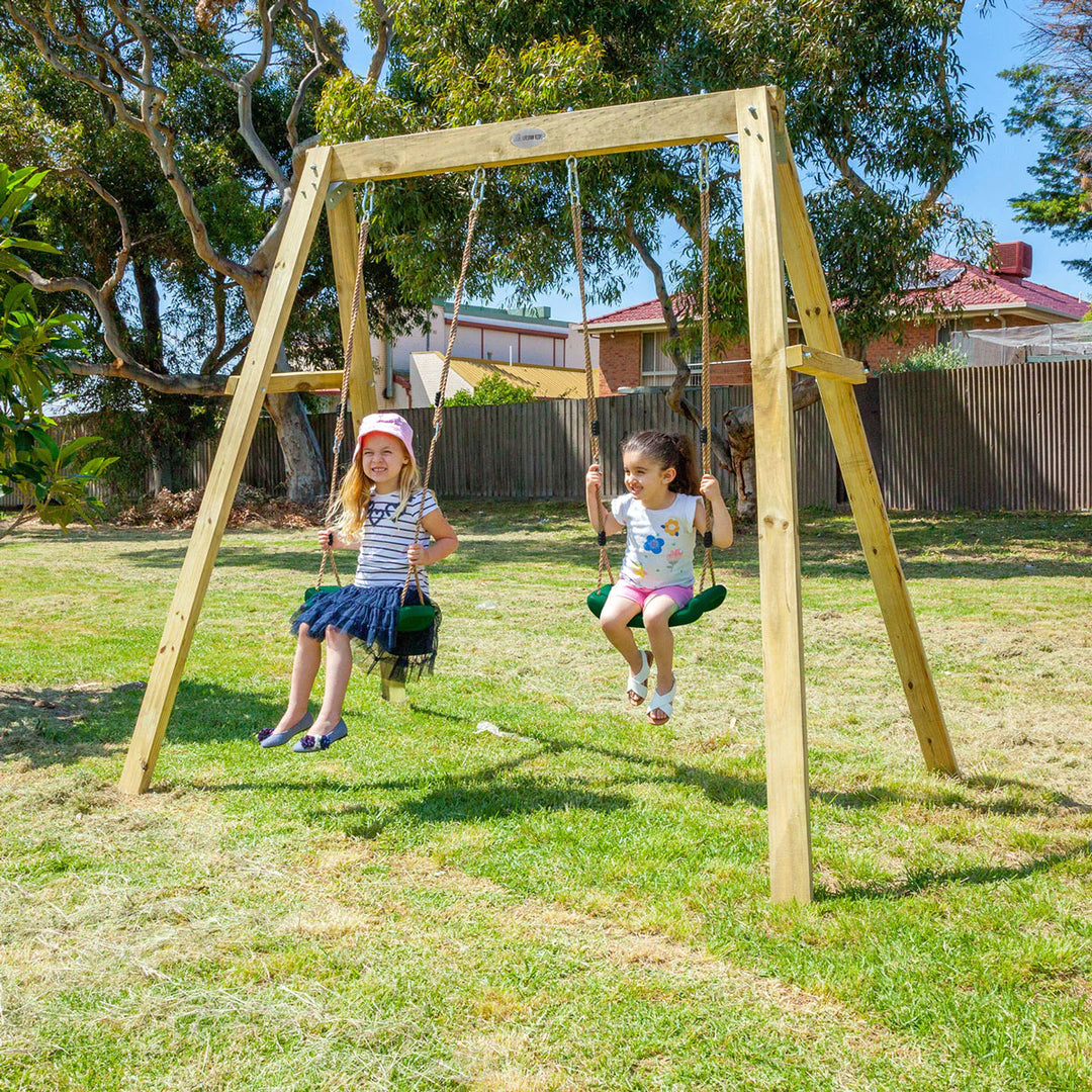 Holt 2-Station Timber Swing Set - Lifespan Kids