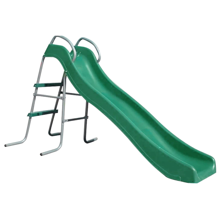 Hurley 2 Metal Swing Set with Slippery Slide - Lifespan Kids