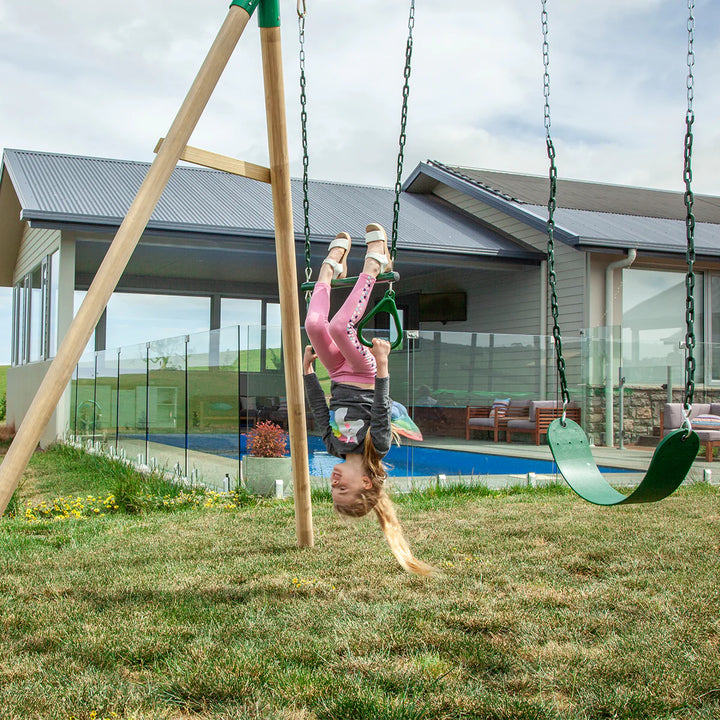 Wesley Double Swing With Trapeze - Lifespan Kids