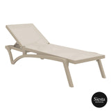 Pacific Sunlounger & Ocean Side Table - 3pc Package