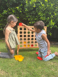Mega Plywood Connect Four In A Row Game Set 69x79cm