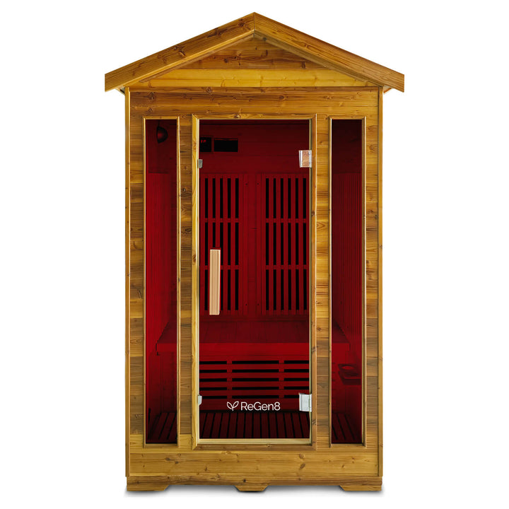 2 Person Outdoor Infrared Sauna - ReGen8 Duo Outdoor (2200w)