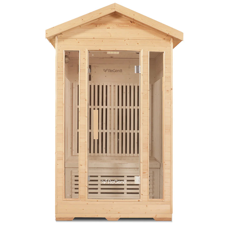 2 Person Outdoor Infrared Sauna - ReGen8 Duo Outdoor (2200w)