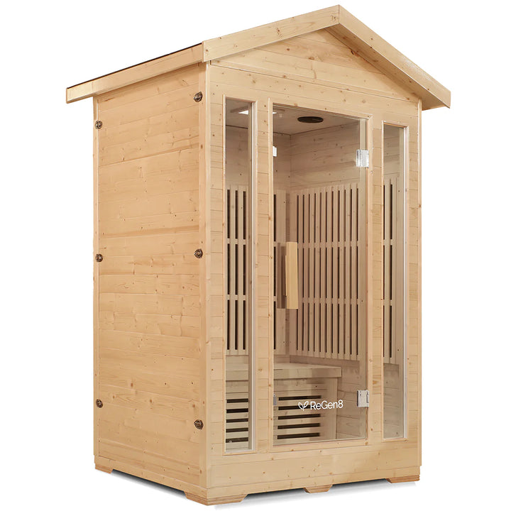 2 Person Outdoor Infrared Sauna - ReGen8 Duo Outdoor (2200w)