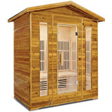 4 Person Outdoor Infrared Sauna - ReGen8 Quadro Outdoor (2920w)