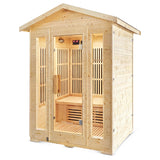 3 Person Outdoor Infrared Sauna (2660W) by ReGen8