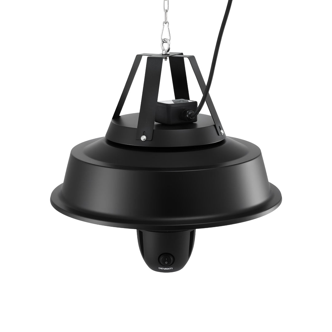 Devanti 2000W Electric Patio Heater Ceiling Mounted Hanging Heaters Remote