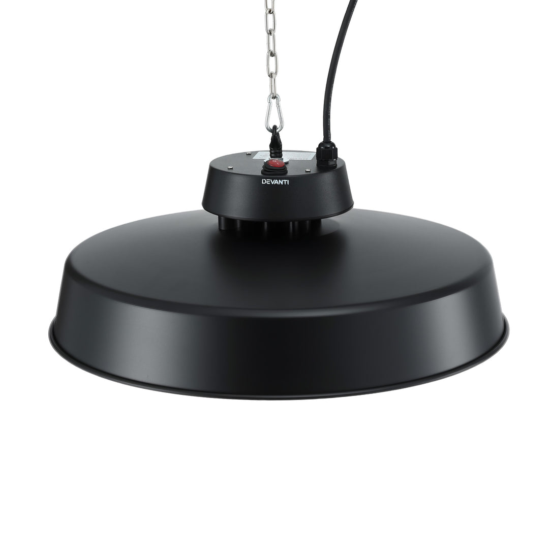 Devanti 2000W Outdoor Electric Patio Heater Ceiling Mount with LED Light Remote