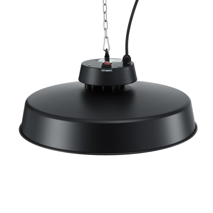 Devanti 2000W Outdoor Electric Patio Heater Ceiling Mount with LED Light Remote