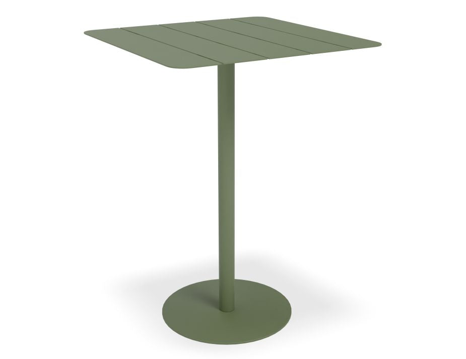 Level Roku High Bar Table Outdoor (Avail in Eucalyptus Green, White & Charcoal)