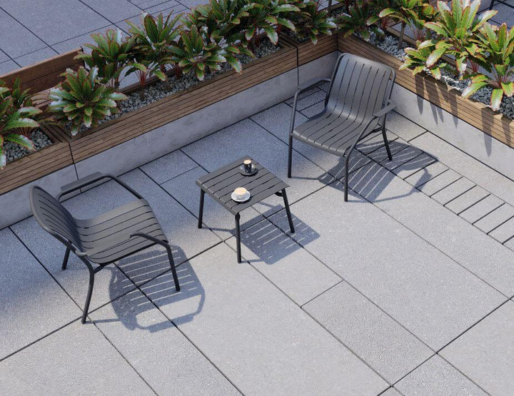 Roku Outdoor Lounge Chair (Avail in Eucalyptus Green, White & Charcoal)