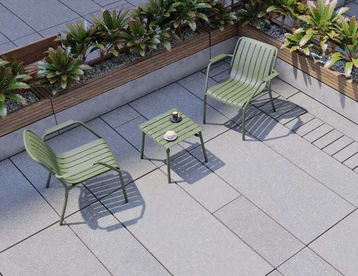 Roku Outdoor Lounge Chair (Avail in Eucalyptus Green, White & Charcoal)