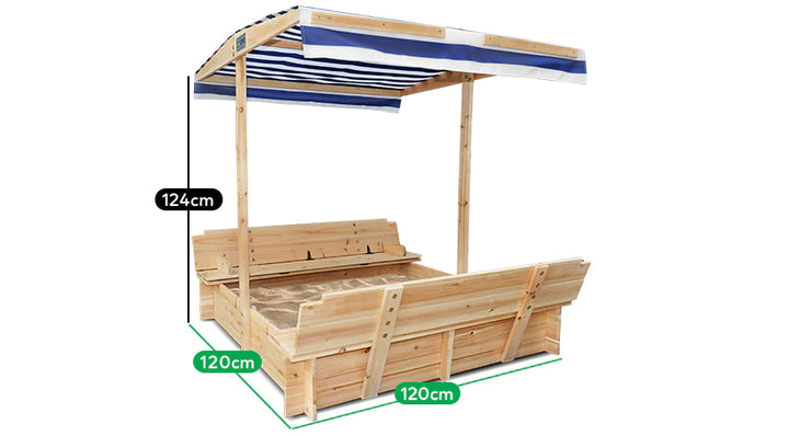 Skipper Sandpit with Canopy - Lifespan Kids