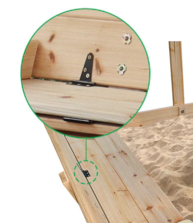 Skipper Sandpit with Canopy - Lifespan Kids