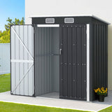 Giantz 1.62m x1m Garden / Storage Shed - Grey
