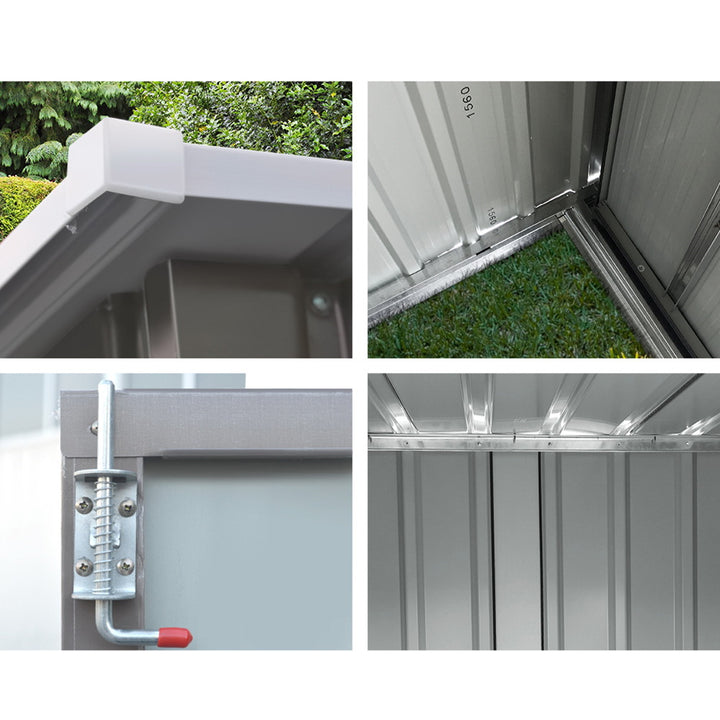 Giantz 1.95m x1.31m Garden Shed - Double Door