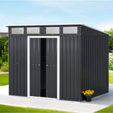 Giantz 2.38m x1.99m Garden Shed - Double Sliding Doors