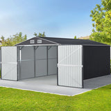 Giantz 3m x 5.38m Garden Shed  - Double Doors