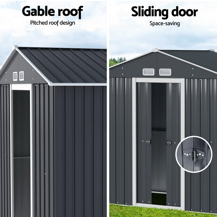 Giantz 2.15m x 1.3m Garden Shed - Sliding Door