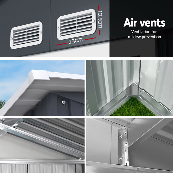 Giantz 2.15m x 1.3m Garden Shed - Sliding Door