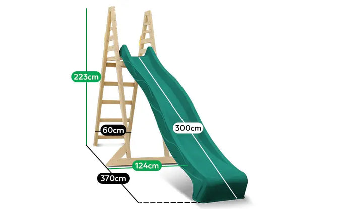 Jumbo 3m Climb & Slide (Green or Yellow) - Lifespan Kids