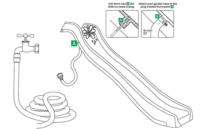 Jumbo 3m Climb & Slide (Green or Yellow) - Lifespan Kids