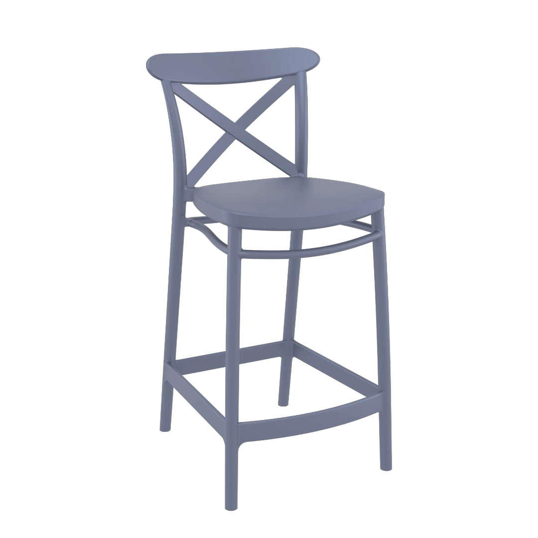 Cross Back Bar Stools 65cm by Siesta