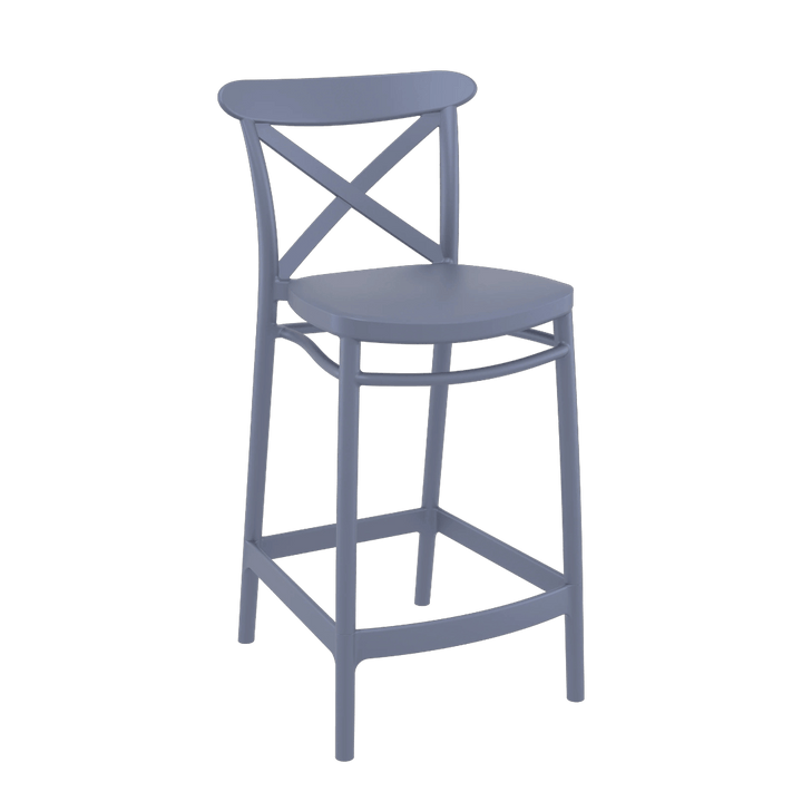Cross Back Bar Stools 65cm by Siesta