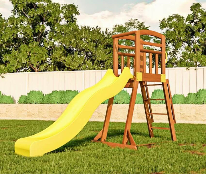 Kidzshack Pool Slide with Wooden Frame (12 slide colours)