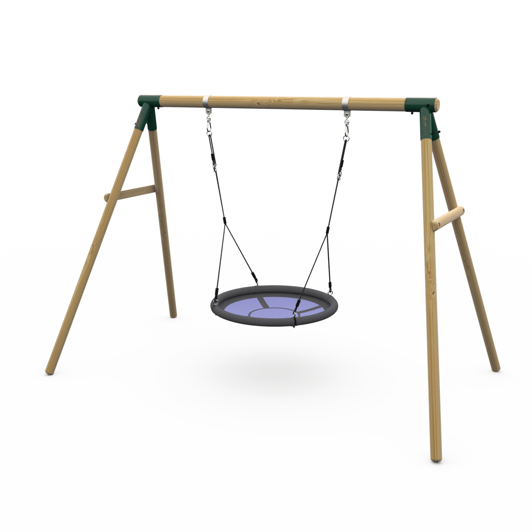 Plum Wooden Nest Swing Set - Spider Monkey