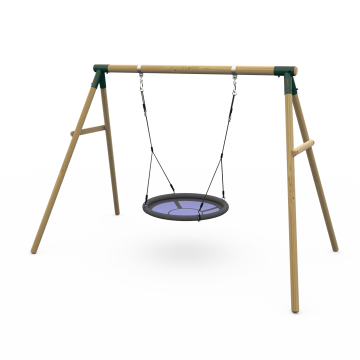 Plum Wooden Nest Swing Set - Spider Monkey