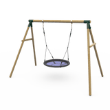Plum Wooden Nest Swing Set - Spider Monkey