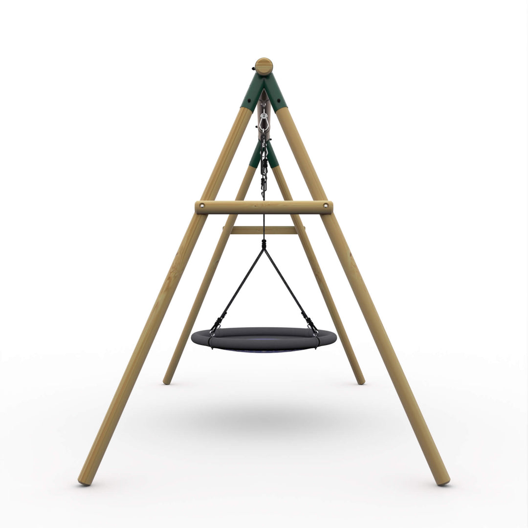 Plum Wooden Nest Swing Set - Spider Monkey