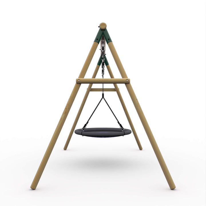 Plum Wooden Nest Swing Set - Spider Monkey