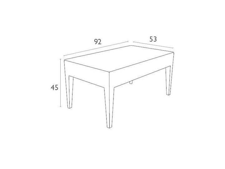 Aruba Tub Chair/Tequila Lounge Table 3 Seat Package