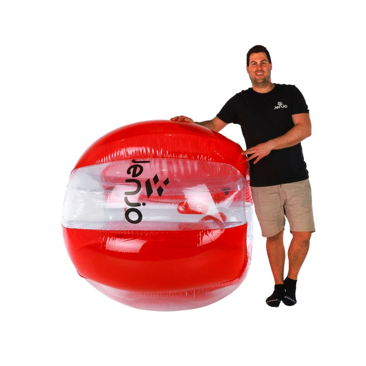 Adult Inflatable Bubble Soccer Ball 0.5mm Red 120x150cm