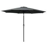 Instahut 3m Outdoor Umbrella - Tilt - Black