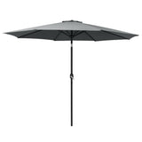 Instahut 3m Outdoor Umbrella - Tilt - Charcoal