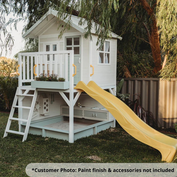 Kidzshack Inspiration Cubby House with Mud Kitchen & Activity Zone