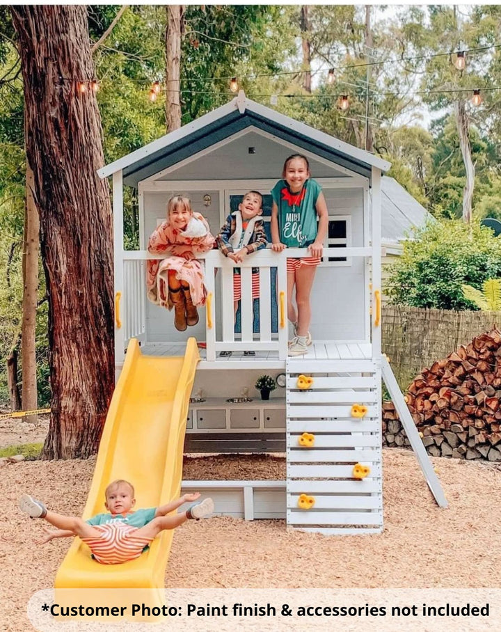 Kidzshack Caboodle Shack Cubby House with Mud Kitchen
