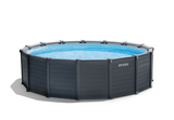 Intex Graphite Grey Panel Pool - 4.78m x 1.24m