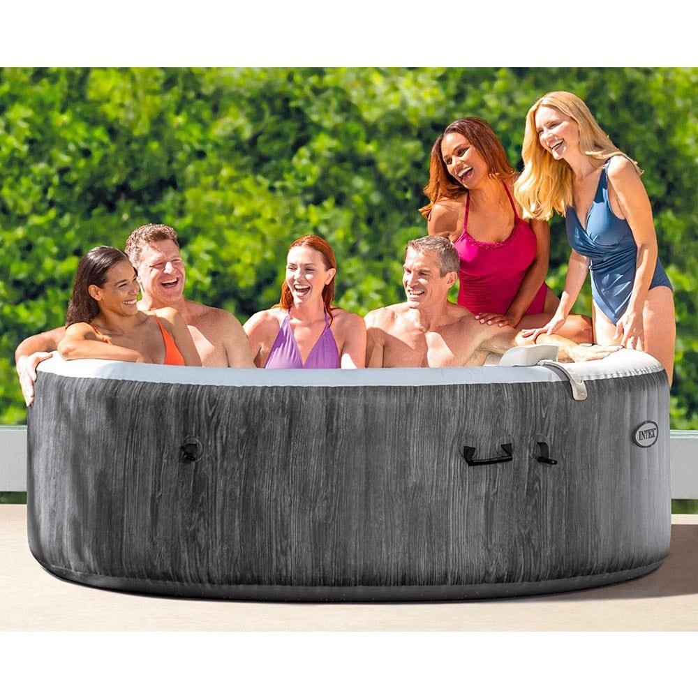 Intex PureSpa 6 Person Greywood Spa