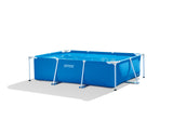 Intex Steel Frame Above Ground Pool (2.2m x 1.5m x 0.6m / 1662L) in Blue