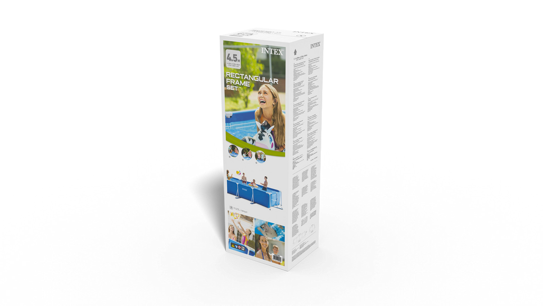 Intex Rectangular Frame Pool 4.5m X 2.2m X 0.84m 28273